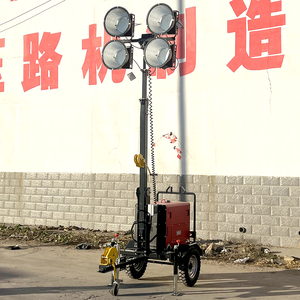 Hot bán CE EPA di động năng lượng mặt trời ánh sáng tháp Telescopic mast năng lượng mặt trời ánh sáng tháp ánh sáng di động tháp - Product Image 1