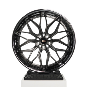 Jantes en alliage forgées en deux parties chromées brossées personnalisées 5x112 5X114.3 5x120 pour Nissan Skyline 350Gt Patrol Y60 Y61 Y62 R20 - Product Image 2