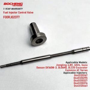 วาล์วควบคุมหัวฉีดคอมมอนเรลเหล็กกล้าความเร็วสูงคุณภาพพรีเมียม F00RJ02377 สำหรับหัวฉีด 0445120167 0445120295 0445120327 - Product Image 1
