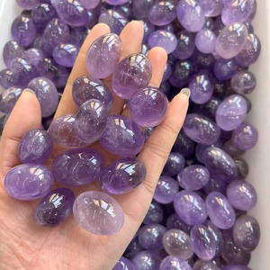 Pietra di Ametista Uruguaiana Viola Chiaro di Alta Qualità, Liscia <span class=keywords><strong>e</strong></span> Lucida, per Regali - Vendita all'Ingrosso - Product Image 4