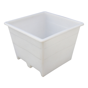 חומר טיפול מלבני Rotomolding כבד החובה שני-דרך מלגזה פלסטיק מזרן בתפזורת פחי - Product Image 2