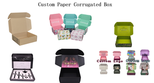 <span class=keywords><strong>Cajas</strong></span> Corrugadas con Impresión Personalizada y Laminación Mate, Duraderas, Ecológicas, Hechas con Materiales Reciclados, Embalaje <span class=keywords><strong>para</strong></span> Ropa, <span class=keywords><strong>para</strong></span> Calcetines - Product Image 2