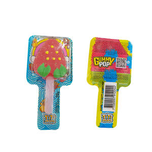 लोकप्रिय फल स्वाद गामी लॉलीपॉप थोक लेपित स्नैक पैक - Product Image 2