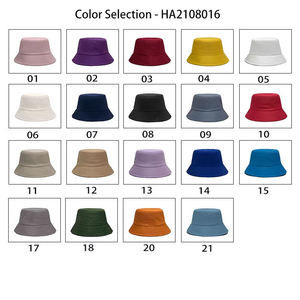 Cappelli da pescatore personalizzati in cotone stampato tinta unita, all'ingrosso, con logo ricamato, a tesa larga, tinta unita, casual - Product Image 5