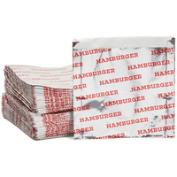 Sacs en papier pour hamburgers, emballages alimentaires en aluminium, sacs en papier d'aluminium