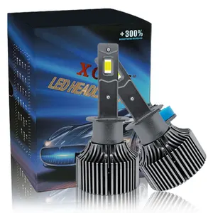 Lâmpada de farol a1 led para carros, h1, turbo 110w, canbus, led, 13000lm, super brilhante, 6000k, 12v, 24v