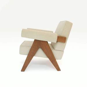 Elegante Sillón Individual con Tapicería Suave para Sala de Estar, Vestíbulo de Hotel, Recepción, Oficina y Dormitorio - Product Image 1