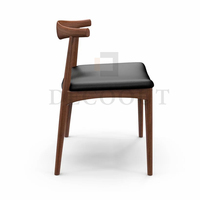 Offre Spéciale chaises de salle à manger en bois massif de tapisserie d'ameublement d'unité centrale de style scandinave pour le restaurant de salle à manger