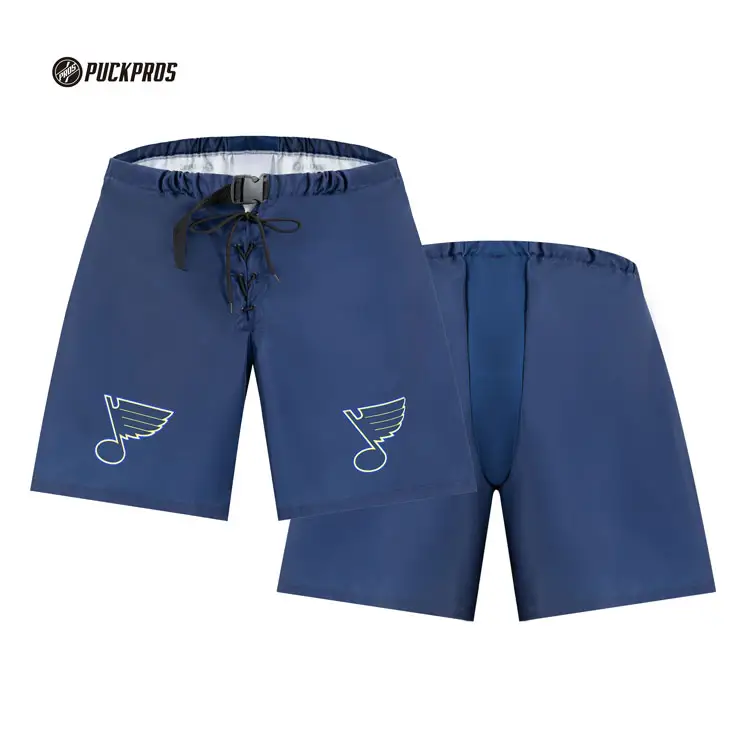 Vente en gros sur mesure de shorts de hockey sur glace shorts de hockey shorts de hockey pantalons coquille