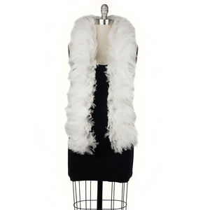 Écharpe naturelle Châle Coque Poulet Coq Plume <span class=keywords><strong>Boa</strong></span> pour Femmes Carnaval Halloween Fête Décor Vêtements Costume Danse Accessoire - Product Image 2