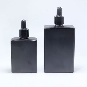 Flacon compte-gouttes en verre dépoli noir mat pour sérum et huile essentielle, 15ml, 30ml, 50ml, 100ml – Fournisseur Fabricant - Product Image 2