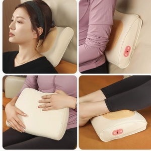 Newest Portable Thermal Shiatsu Massage Pillow with Heating, Vibration & Timer Function for <b>Neck</b> & Head Relaxation for Home Use - Product Image 4