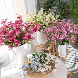 Fleurs artificielles CallaFloral Daphne Odora en PVC souple pour décoration intérieure, artisanat de mariage, bouquets transfrontaliers faits à la main - Product Image 1