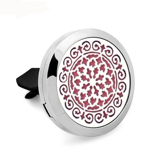 Tùy Chỉnh LOGO Mẫu Thiết Kế Thép Không Gỉ Xe Tinh Dầu Locket Aroma <span class=keywords><strong>Diffusers</strong></span> 2022 - Product Image 3