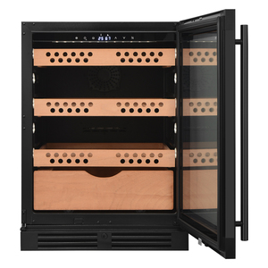Cigar Cooler Humidor Cabinet Compressor Cigar Humidor Temperature Adjustable Cigar Refrigerator