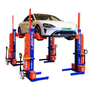 Elevador Móvil de <span class=keywords><strong>4</strong></span> Postes y 10 Toneladas para Vehículos Eléctricos y Camiones - Alimentado por Batería, No Requiere Cimentación - Diseño Exclusivo 2024 - Product Image 6