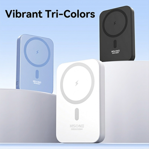 DR03XPM Batterie externe magnétique puissante 20000mAh 10000mAh avec charge sans fil 15W et charge filaire 22.5W, certifiée 3C et design fin - Product Image 2