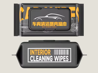 Lingettes de nettoyage intérieur de voiture Multi-Functional Dust Removal Leather Care Shoe Wipes Wet Tissue Paper Car Large Pack Wet Tissues