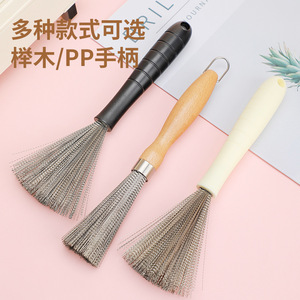 304 Stainless Steel Pot Brush Extra Long Thick Wire Durable Kitchen Cleaning Tool - Product Image 2