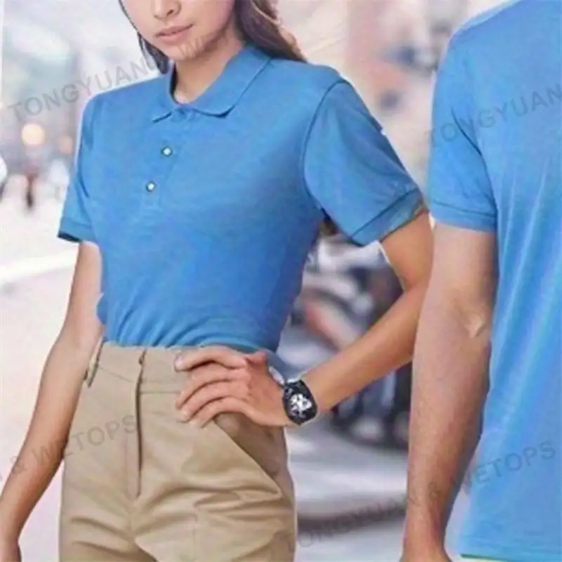 Custom Clothing Wholesale Design Sólida de Alta Qualidade Golf Lapel Polo Shirt Para Homens Esportes Casual Smart Polo Shirts