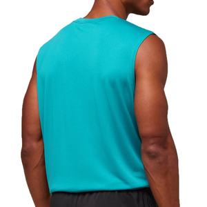 Singlet en coton en gros pour hommes, t-shirt sans manches confortable et ample pour l'été, singlet décontracté grande taille pour hommes - Product Image 6