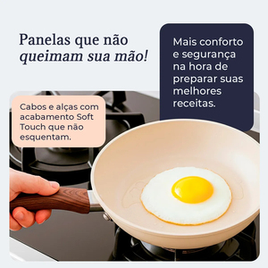 Modern Ceramic Marble Coated Pot Pan Glass Lids Bakelite Handles Non-Stick 6-Piece Aluminum <b>Cookware</b> <b>Set</b> <b>Induction</b> Compatible - Product Image 4