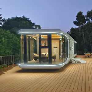 Capsule spatiale nouveau design énergie solaire maison préfabriquée écologique structure en acier maison étanche à l'eau pour hôtel villa - Product Image 4