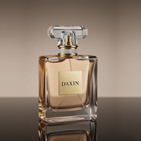 Flacon pulvérisateur de parfum personnalisé avec logo, taille du col de 15 mm, flacon de parfum en verre transparent de 50 ml, fabricant de flacons en verre carrés