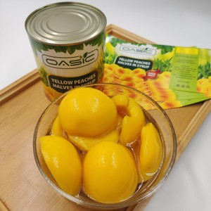 Pêches jaunes en conserve coupées en demi-tranches 425g, très demandées, à bon prix - Product Image 5