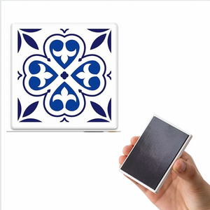 Vente en gros d'autocollants céladon art déco personnalisés Décorations de <span class=keywords><strong>cuisine</strong></span> vierges bon marché pour décorations magnétiques de réfrigérateur - Product Image 3