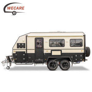 WECARE Rimorchio Camper Fuoristrada 5000*2100*2100mm, Rimorchio Zincato con Letto da 5.6 Pollici - Product Image 1