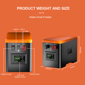 BASEN - Juego de Cajas/Estuches Metálicos para Baterías DIY para Paquetes de Baterías de 4S/8S 12V/24V 280Ah/300Ah/320Ah, Dispositivo de Compresión, Pantalla Táctil LCD Tipo C - Product Image 3
