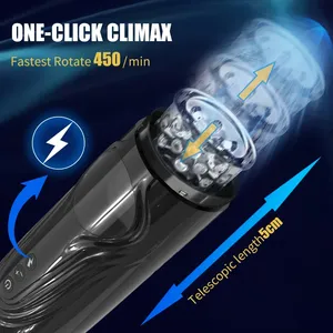 Giovani temporali stimolazione del pene per adulti sensoriale automatico maschio masturbatore tazza 7 modalità mani libere elettrico silenzioso ABS/TPE - Product Image 2