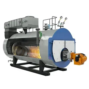 Chaudière à vapeur horizontale de gazole de combustibles multiples industriels entièrement automatique de 1 tonne à 15 tonnes pour les vapeurs de vêtement