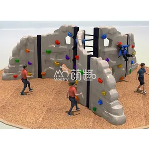 Moetry-pared de escalada al aire libre para niños, pared de juego exterior de pie para patio de juegos preescolar