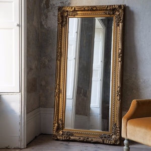 Moule décoratif de mariage avec cadre en bois, effet <span class=keywords><strong>miroir</strong></span> <span class=keywords><strong>doré</strong></span> antique, moulage vintage - Product Image 1