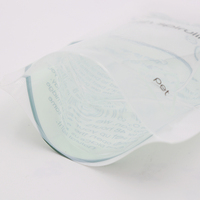 Pochette souple transparente en plastique de qualité alimentaire avec bec verseur et bouchon, film laminé brillant pour boissons, idéale pour les fabricants de boissons