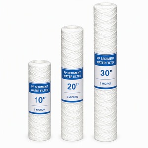 Fabricante de Cartuchos de Filtro de Agua de Polipropileno Enrollado con Hilo PP, Precio de Fábrica al por Mayor - Product Image 1