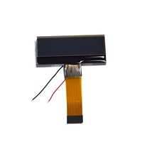 COG1602 Layar Dot-matrix LCD Karakter Monokrom Layar LCD 1,5 inci Modul LCD SPI LCM Resolusi 16x2 Kecerahan Terang