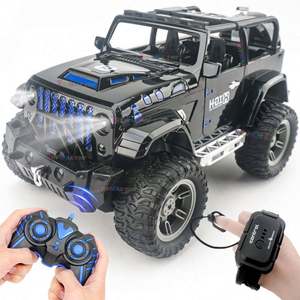 Mini Coche RC Monster Truck 4x4 de Alta Velocidad para Carretera, Vehículo Teledirigido Escalador con Cable USB, 10 Canales, Listo para Usar - Product Image 2