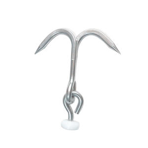 Ağır paslanmaz çelik et Hooks çift S Hooks Abattoir soğutmalı kamyon kasnak haddeleme kanca uygun et asılı - Product Image 3