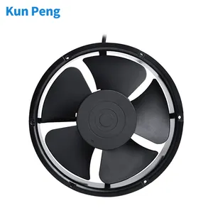 22060 High Air Flow 420CFM 110V 220V Ball Bearing 2700RPM Round Frame AC Axial Flow Cooling Fan Exhaust Fan