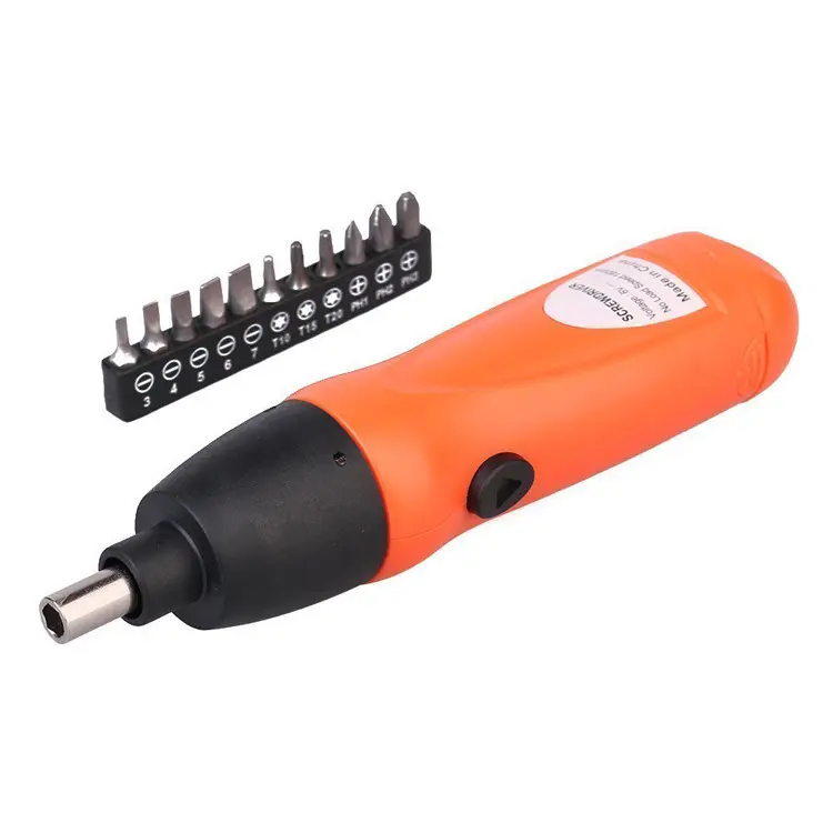 Mini Electric Screwdriver 6V Battery Operated Cordless with Drill Tool 11Pcs Bits Accessory electric screwdriver set