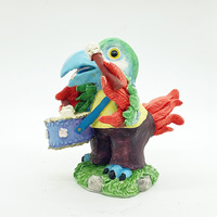 FH858521 Mini résine ornements de jardin Articles d'ameublement Micro paysage Miniature Simulation Figure Anime jouets hibou