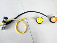 HUACHENG Modèle 126 Régulateur de plongée écologique à deux étages avec tuyau Octopus pour embout buccal de respiration sous-marine