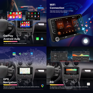 Hikity pour <span class=keywords><strong>Audi</strong></span> A3 8P /<span class=keywords><strong>S3</strong></span>/RS3 7 ''Android autoradio stéréo 2 + 64G sans fil Carplay/Android Auto/GPS/WiFi personnalisation audio de voiture - Product Image 2