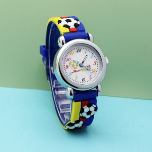 Orologio Ecologico <span class=keywords><strong>per</strong></span> <span class=keywords><strong>Bambini</strong></span> con Motivo Calcistico, Quadrante in Acrilico da 16mm, Movimento al Quarzo di Hangzhou, <span class=keywords><strong>per</strong></span> Ragazzi e Ragazze - Product Image 6