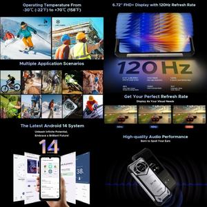 Smartphone robuste Doogee S200 VIP 5G 12+256 Go Dimensity 7050 Android 16 100MP + 20MP Vision nocturne NFC 120Hz 6,72 pouces 10100 mAh - Product Image 6