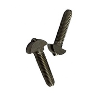 Boulons à tête en T en acier inoxydable M8 à 8 fentes personnalisés avec boulons à tête ronde à billes à ressort classe 8.8 pour profilé en aluminium
