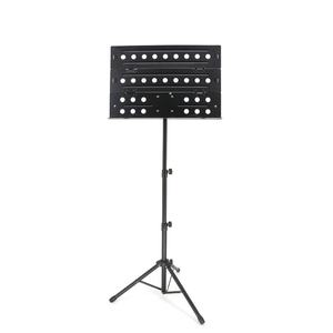 Grand bureau de musique pliable, réglable en hauteur, livré avec sac, <span class=keywords><strong>pour</strong></span> partitions de <span class=keywords><strong>violon</strong></span> et de guitare - Product Image 1